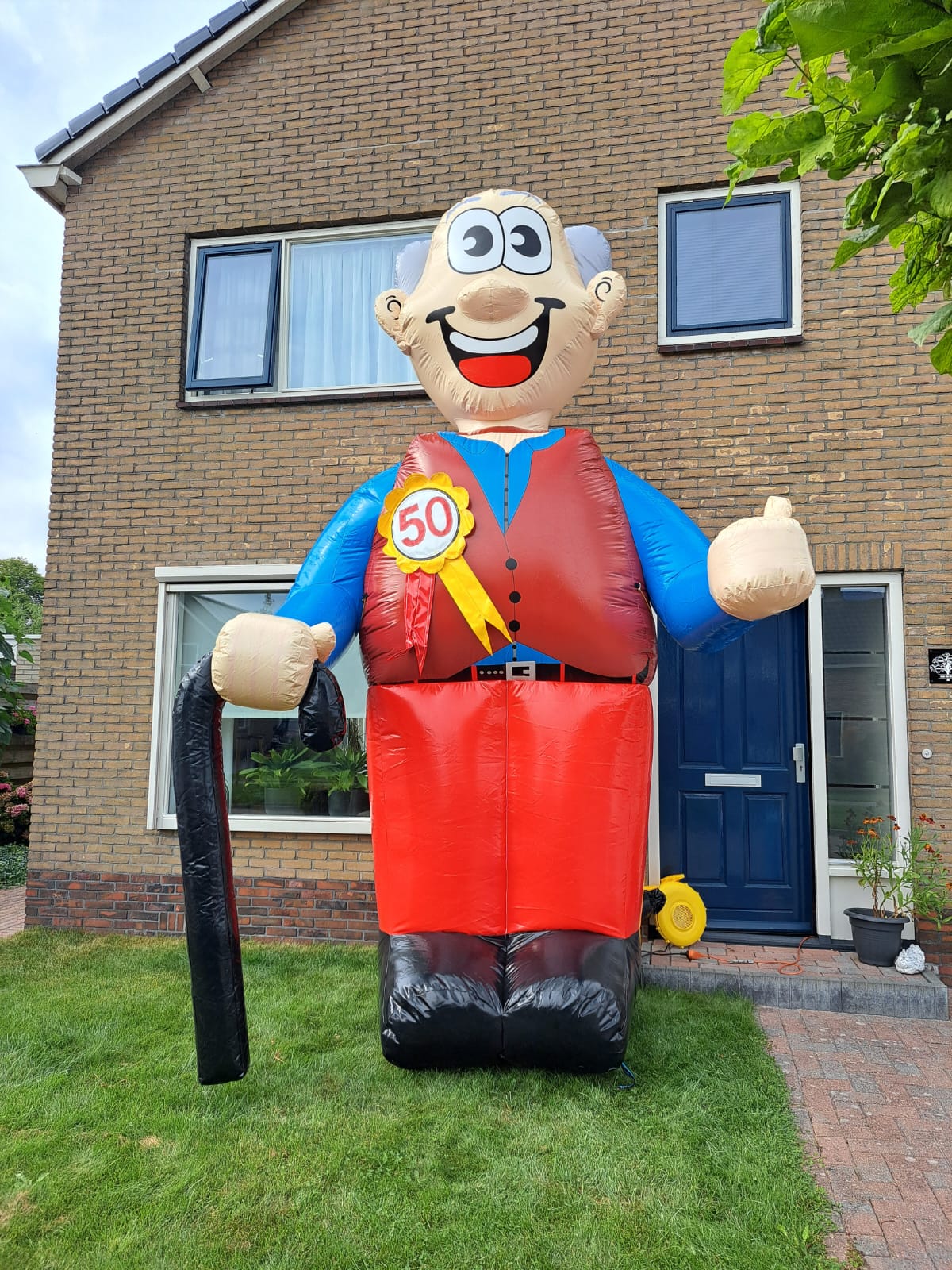 Feestpop Abraham met stok huren in Friesland en Drenthe